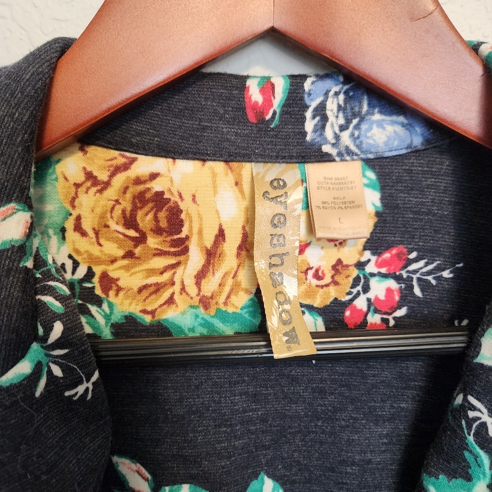 Floral Stretch Blazer - Picture 3 of 3